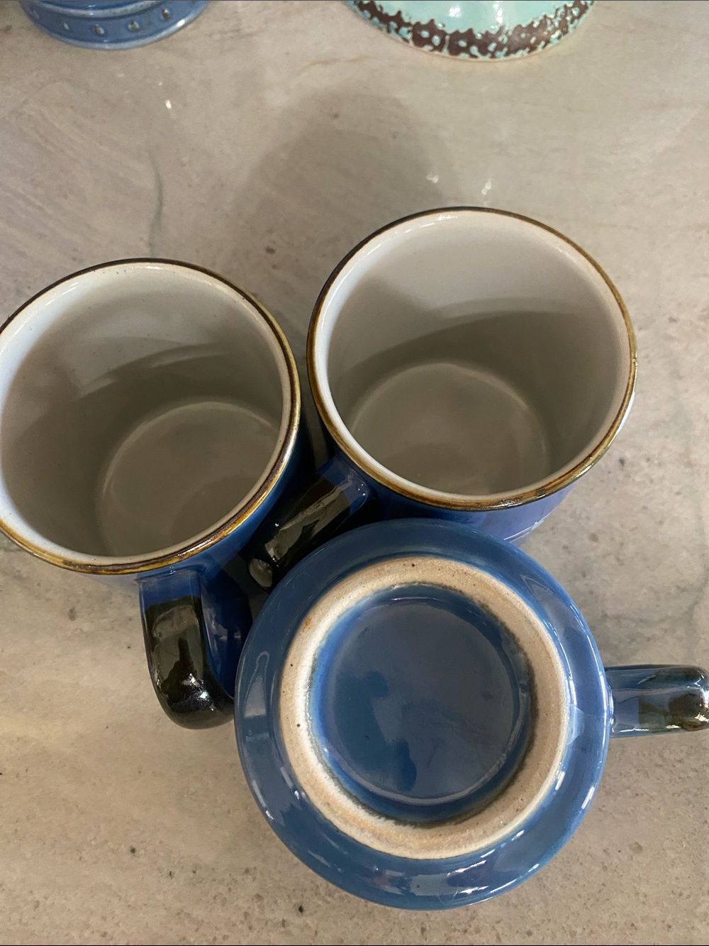 3 Vintage 1970’s Otagiri Biplane Mug – Made in Japan – Airplane Coffee mugs - Picture 5 of 5